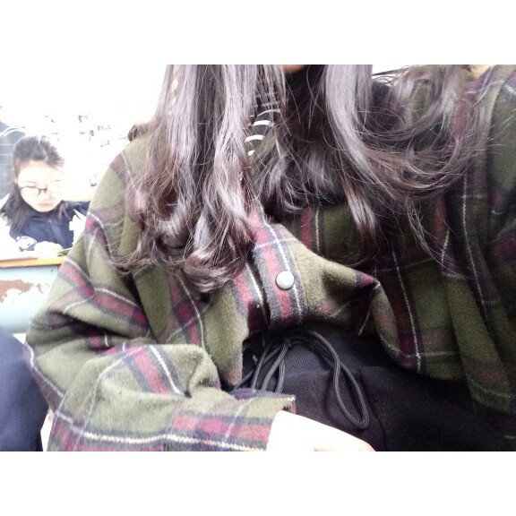 Sơ mi caro ulzzang, sơ mi form rộng ulzzang