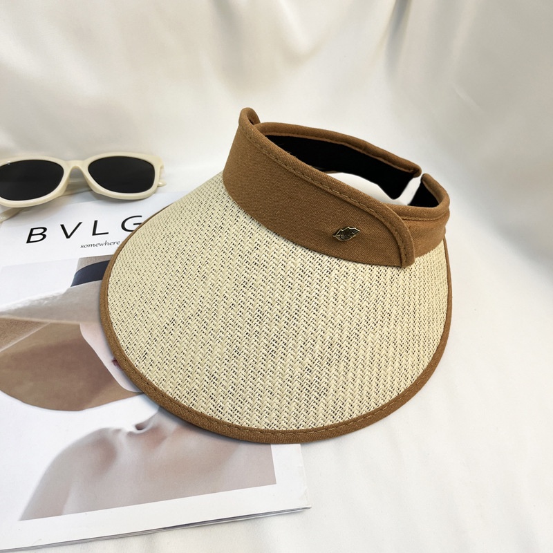 Mũ Rộng Vành Hở Chóp Thời Trang Đi Biển Mùa Hè Cho Phái Nữ