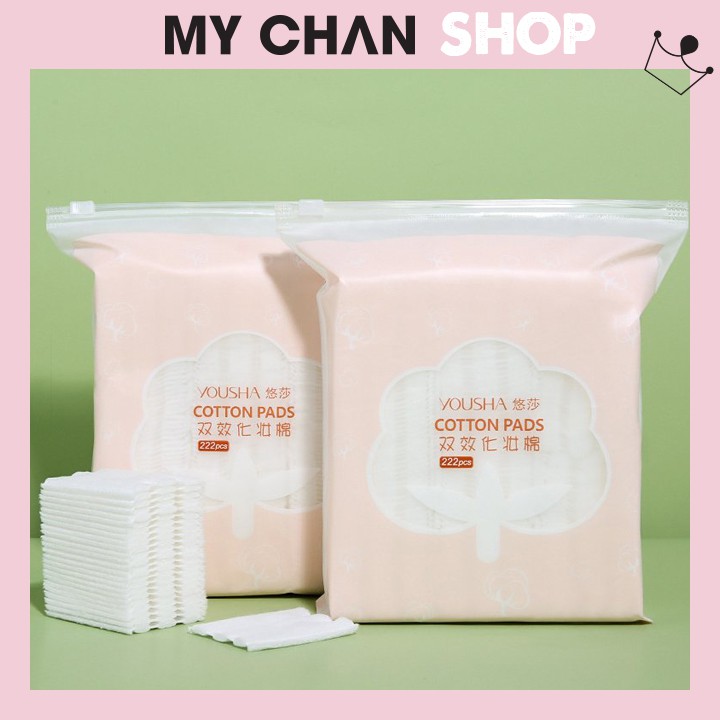 Bông Tẩy Trang Cotton Pads 222 miếng 3 Lớp