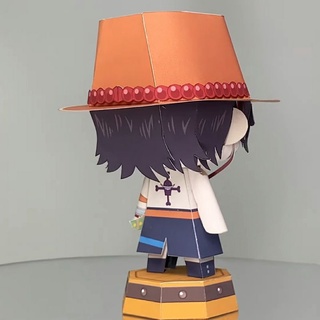 Mô hình giấy anime [One Piece] chibi Portgas D. Ace