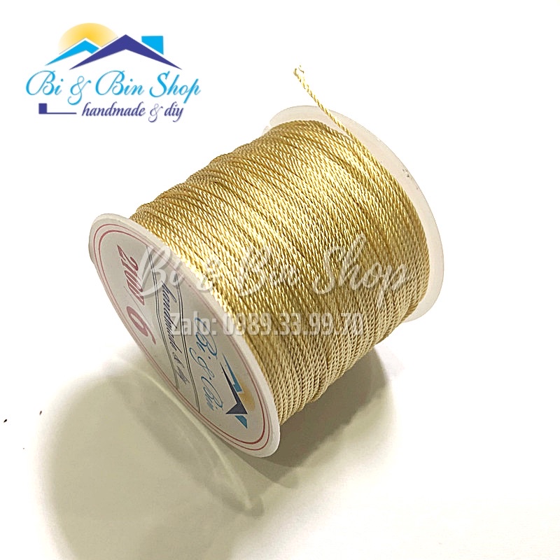 Chỉ Nilon 210D/6 Cuộn Nhỏ Dùng Xỏ Chuỗi Ngọc Hạt Trai, Xỏ Chuỗi Làm Handmade