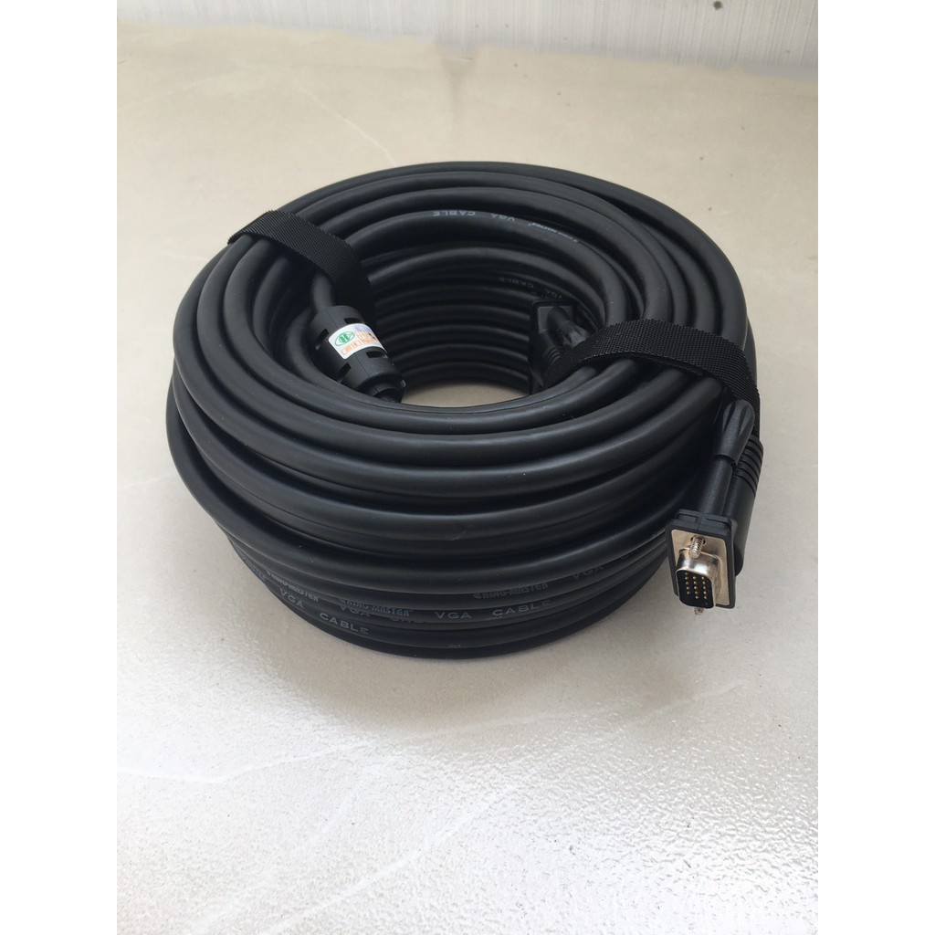 Cáp VGA 20m KingMaster KV406 (3+4) FullHD sắc nét - Hàng chính hãng