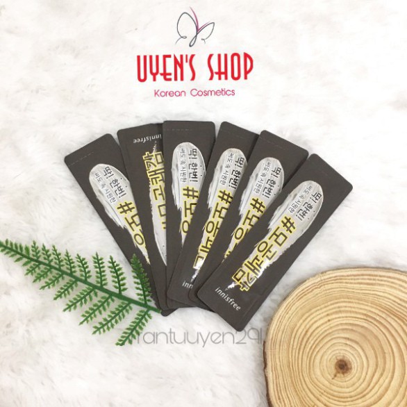 HHN DVQ Sample mặt nạ tro núi lửa Innisfree Super Volcanic Pore Clay Mask 2x 3ml 8 HHN