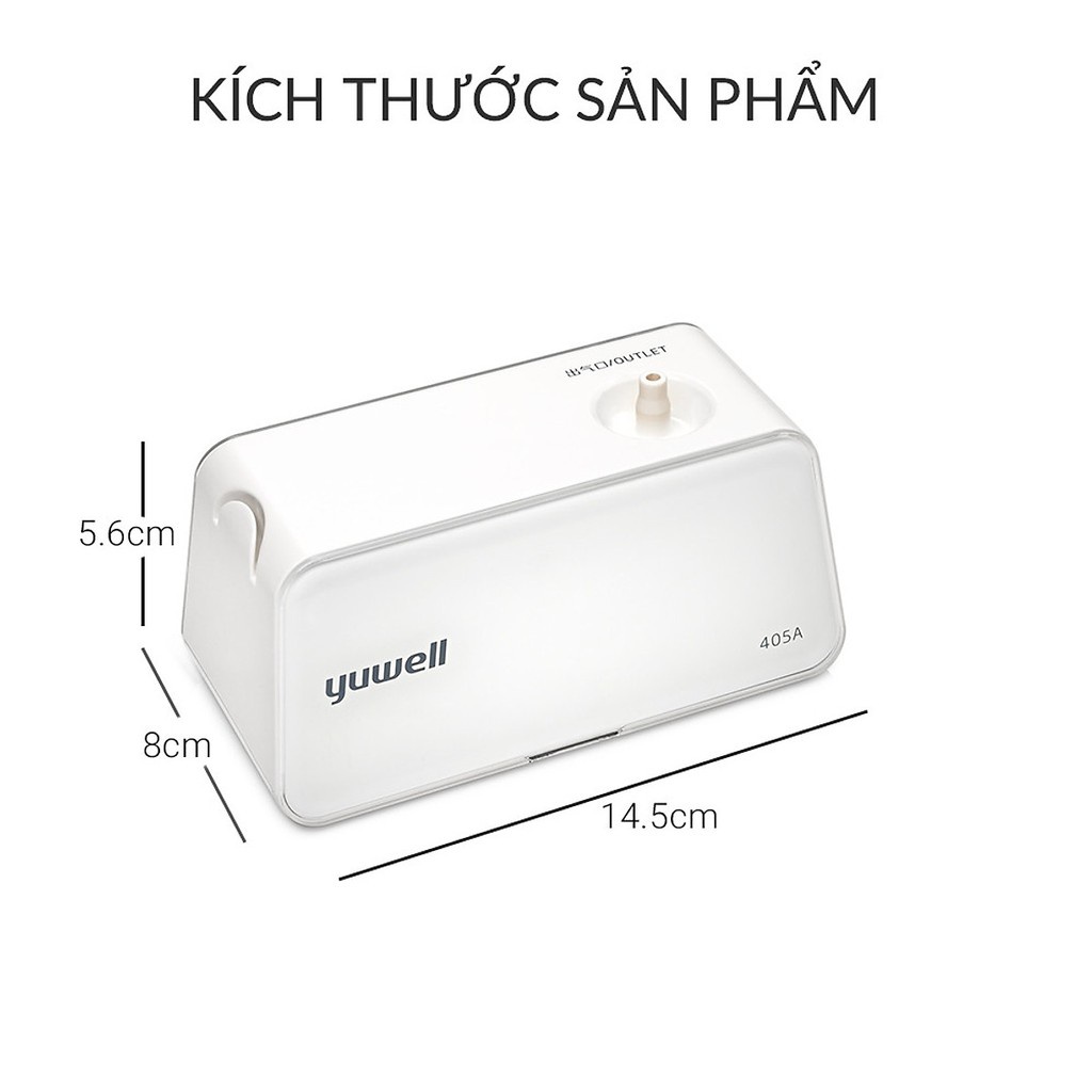 ✅ Máy Xông Khí Dung Yuwell 405A siêu nhỏ gọn - Bảo hành 2 năm chính hãng -VT0619 | Y Tế Vạn Thành