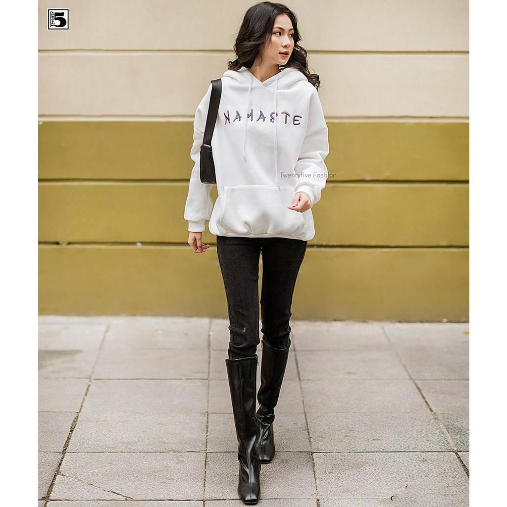Quần jeans nữ trơn ống bó Twentyfive 3612