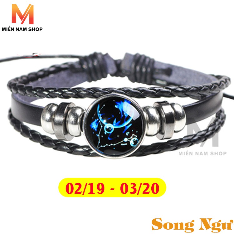 Vòng đeo tay nam nữ 12 cung hoàng đạo - Pisces (Sao Song Ngư) 19/02 - 20/03