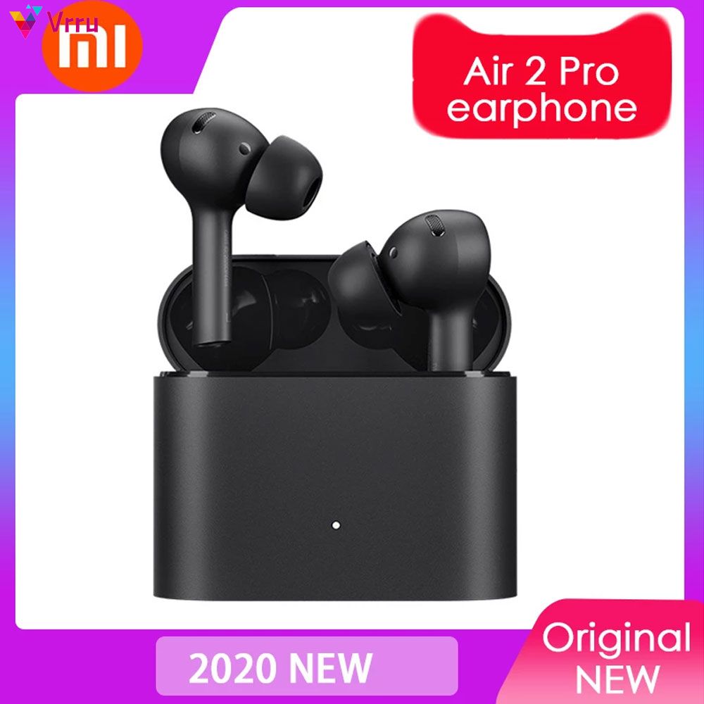 ✩ Xiaomi Air 2 Pro Wireless Bluetooth 5.0 Earphone TWS Mi True Earbuds Active Noise Reduction Wireless charging Headphone 【vrru】