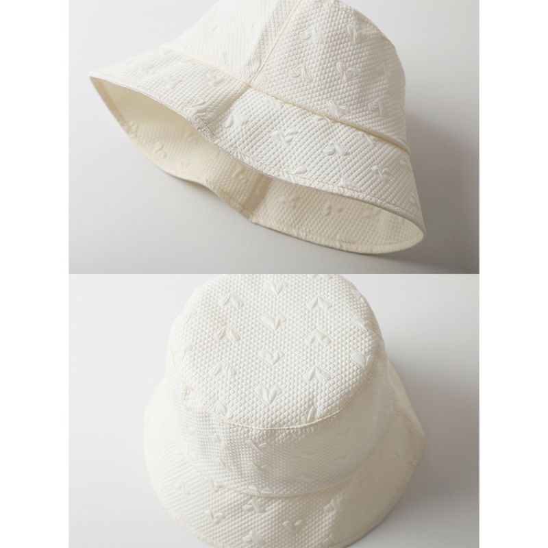 MŨ BUCKET VÂN NỔI HÌNH TRÁI TIM SIÊU ĐÁNG YÊU