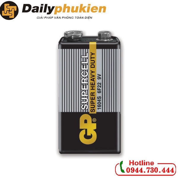 Pin 9V GP Supercell 1604S-S1 dailyphukien