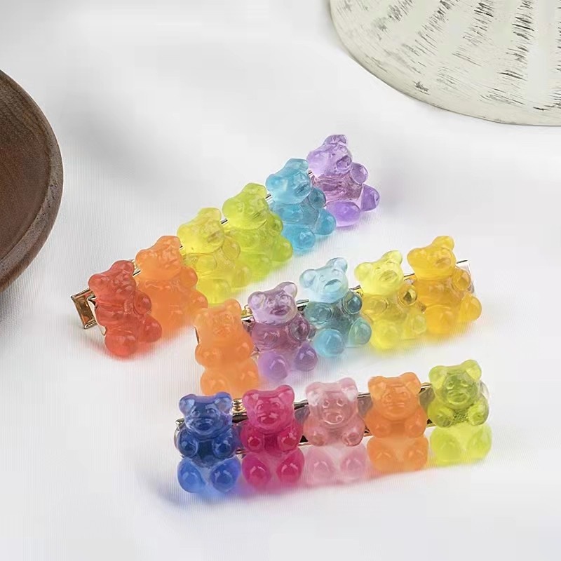 Kẹp Tóc Bản Lớn Màu Kẹo Ngọt Phong Cách Hàn Quốc Dễ Thương