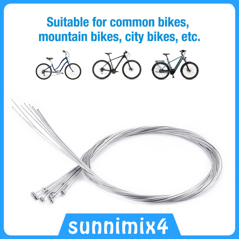 [H₂Sports&Fitness]10x Bicycles Shifter Derailleur Gear Steel Rear Inner Brake Cable Wire