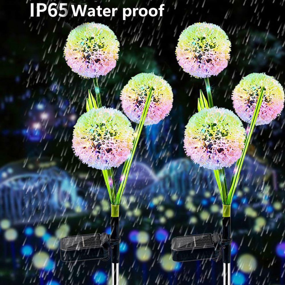 Đèn LED Năng Lượng Mặt Trời Trang Trí Sân Vườn Hình Hoa Bồ Công Anh