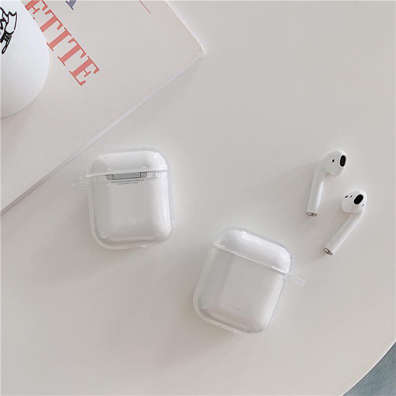 Case Vỏ Bao Airpods Đựng Tai Nghe Airpod 1 2 Nhựa Dẻo Trong Suốt - Chin Chin Shop