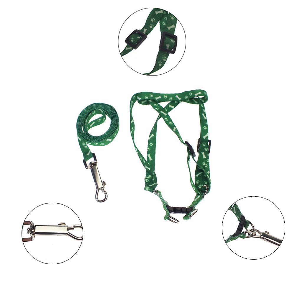 Bộ dây xích an toàn cho chó giá rẻ dành cho chó nhỏ Dây nịt nhả nhanh Nylon