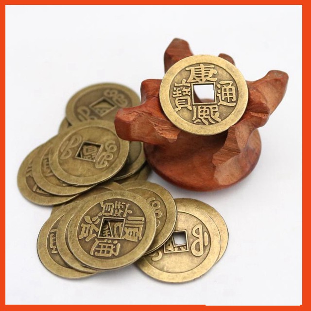 Tiền Xu Ngũ Đế Chất Liệu Đồng Thau