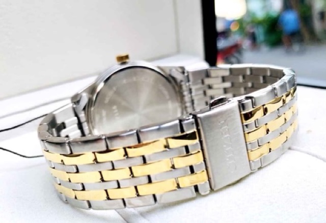 Đồng hồ nam Citizen BI5006-81P máy Quartz (pin) - kính cứng - dây demi gold - size 39mm chính hãng