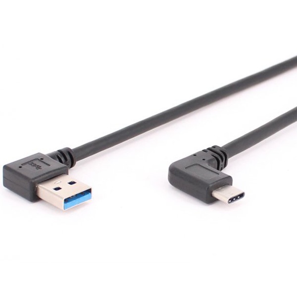 Cáp Type C 90 Độ USB 3.0 (Type-A) Nam Góc Trái / Phải Đến 90 Độ Góc Phải USB3.1 (Type-C) Cáp Chuyển 