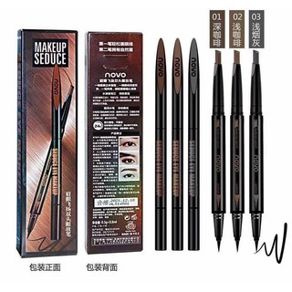 Chì kẻ NoVo 2in1 Makeup Seduce (1 đầu kẻ mày + 1 đầu kẻ mắt)
