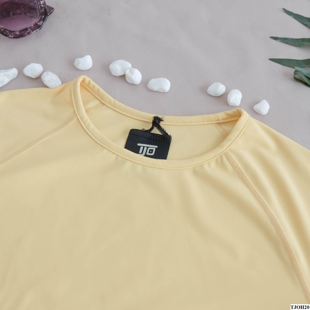 Áo bơi dài tay croptop chất vải chống nắng lên đến 98% - THEGATE