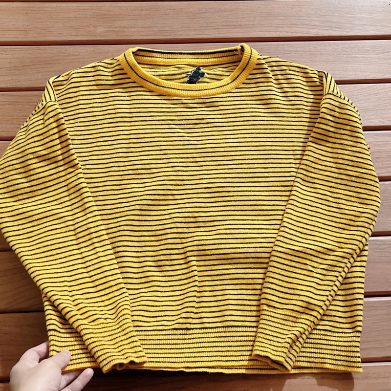 PASS LEN KẺ VÀNG THÊU MICKEY NỮ CHẤT DÀY ĐẸP