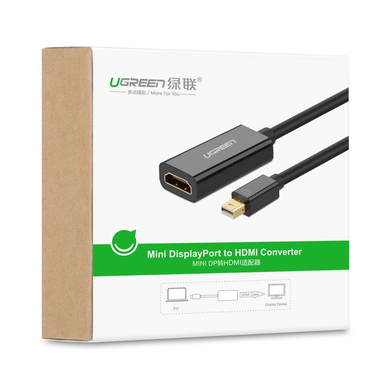 Cáp chuyển đổi Mini DisplayPort sang HDMI female UGREEN MD112 18cm