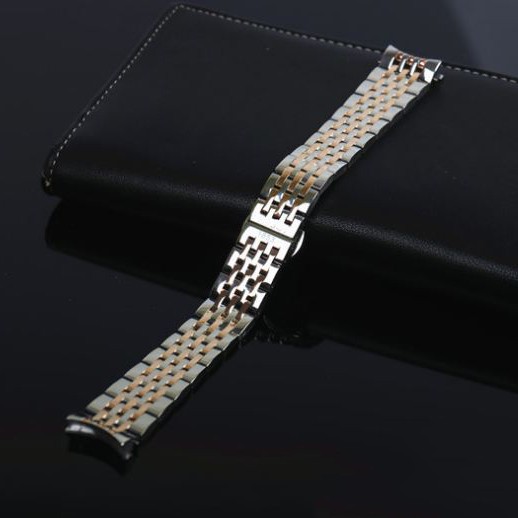 [SALE] Dây đồng hồ kim loại Tissot 1853 19mm,20mm màu DEMI (KÈM 2 chốt dây)