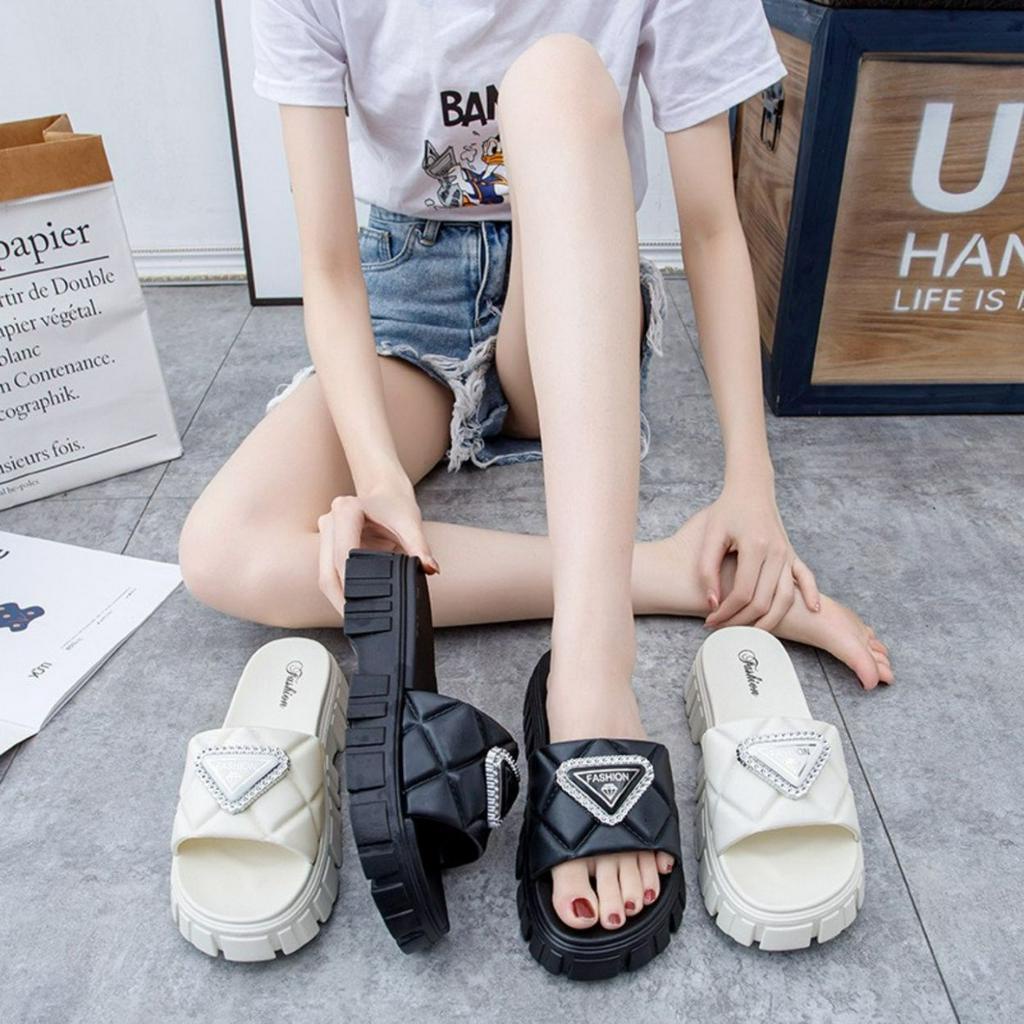 Dép Quai Ngang Dio Cao 5cm,Tổng Hợp Dép Đế Cao 5cm Mumu, Quai Chéo, Kim Cương, Chữ H Size 35-39