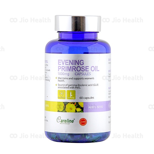 Viên uống tinh dầu hoa anh thảo ÚC GIÚP TĂNG CƯỜNG SỨC KHỎE DA VÀ NỘI TIẾT Careline Evening Primprose Oil 1000mg
