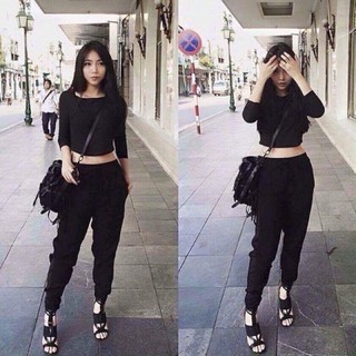 Quần joggye len tăm cao cấp