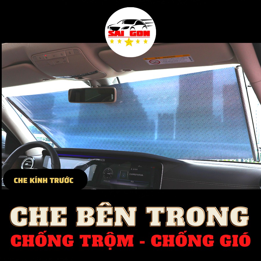 Tấm che nắng kính lái ô tô, loại rèm che nắng kính lái ô tô tự động gấp gọn, chắn nắng ô tô rất hiệu quả, ngăn tia UV.