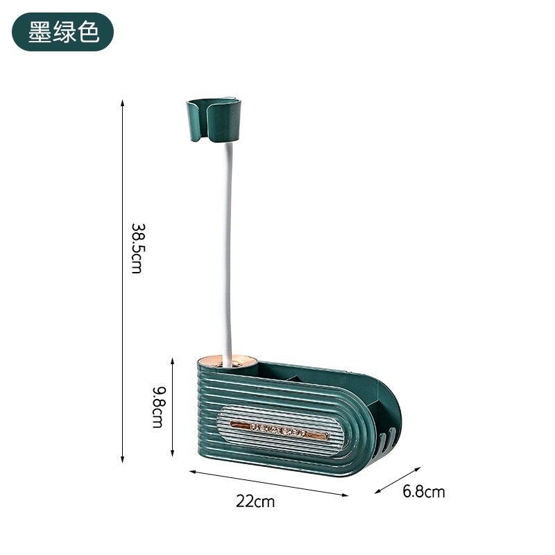 Giá Treo Máy Sấy Tóc Gắn Tường Không Cần Khoan Lỗ Xoay 360 Độ Đa Năng Phong Cách Mới