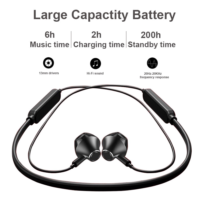 Sports Bluetooth headset with wireless earphone for Xiaomi mobile phone