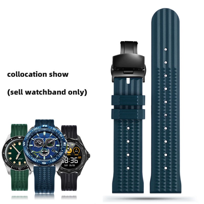 GS Dây Đồng Hồ Thể Thao Bằng Silicon Dày 20mm 22mm Cho Đồng Hồ Huawei Watch Gt 2 Pro Rs Sport Active 2e 42mm 46mm