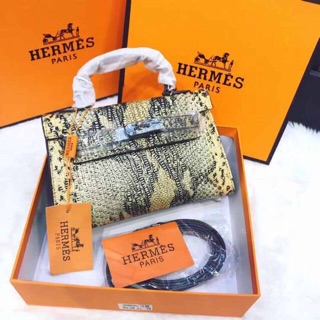 Túi HM kì nhông pha màu FULL BOX