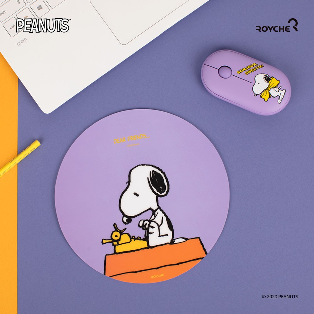 MIẾNG LÓT CHUỘT PEANUTS SNOOPY HÌNH TRÒN Beens Company