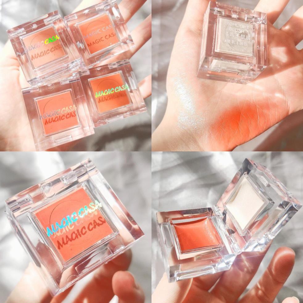 Phấn Má Bắt Sáng Hai Màu Tự Nhiên Lâu Trôi Magic Casa | BigBuy360 - bigbuy360.vn