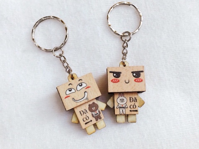 Combo 100 móc khoá danbo sắc thái màu