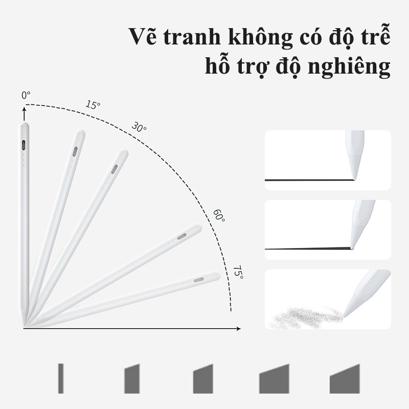 Bút Cảm Ứng KIVEE CP08 Tương Thích Với Pro 11 2020 2018 2019