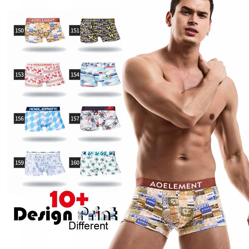 Quần Lót Boxer In Họa Tiết 3d Gợi Cảm Cho Nam