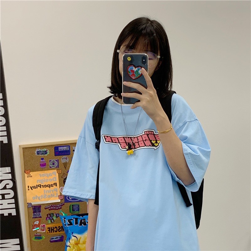 [Có size từ 20kg__90kg] [ 10 mẫu áo thun xanh nữ ] áo thun form rộng tay lỡ_ áo thun size s,m, l,x.AP27 | BigBuy360 - bigbuy360.vn