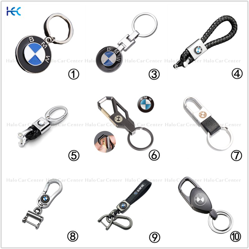 Móc khóa từ hợp kim kim loại in logo BMW cho xe máy/ xe hơi