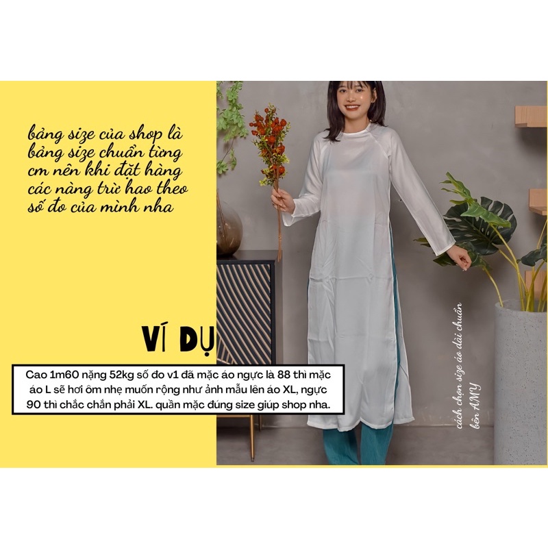 Áo dài Sư Việt dáng suông xưa -các khách yêu đọc mô tả giúp shop nha