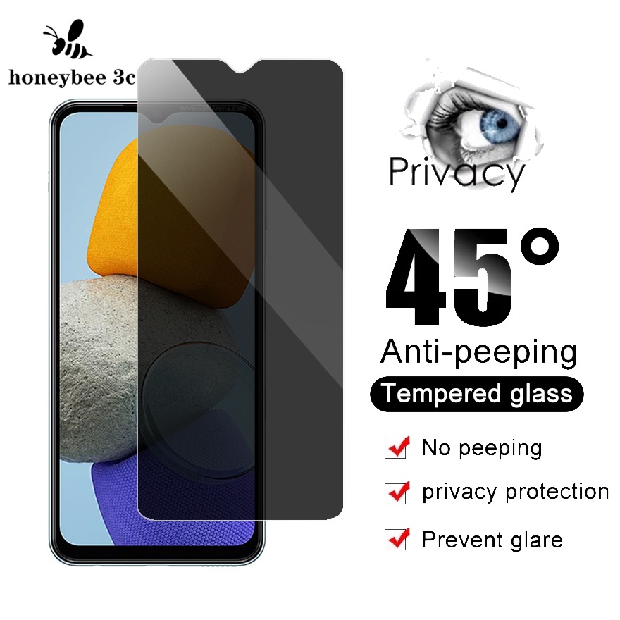 Kính cường lực 9h bảo vệ sự riêng tư chống nhìn lén độ nét cao cho Samsung Galaxy M33 M53 M52 M13 M32 M23 M22 M12 M51 M31 M11 M62