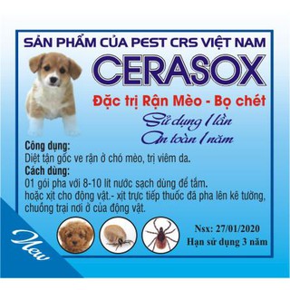 Thuốc diệt ve chó Cerasox