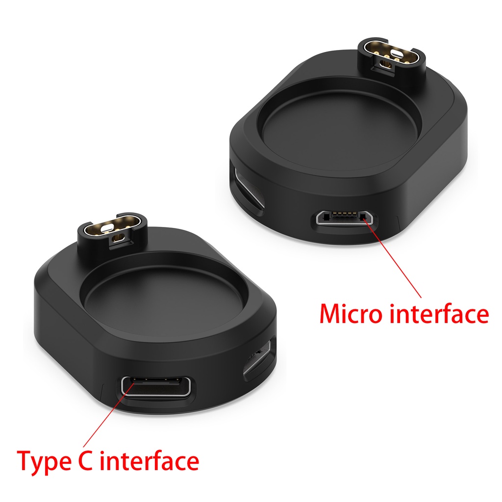 Đế Sạc Giao Diện Type C / Micro Cho Đồng Hồ Thông Minh Garmin Fenix 7 7X 7S 6 6X EPIX Forerunner 955 255 S