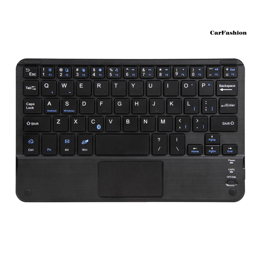 CDNP_Ultra-Slim Mini Wireless Bluetooth 59 Keys Keyboard with Touch-pad for Tablet PC