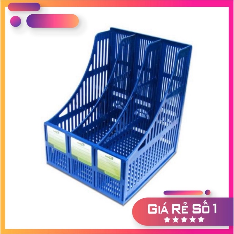 File nan nhựa 3 ngăn để bàn loại rẻ, bền đẹp