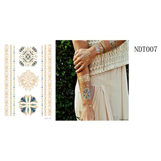 Bộ Hình Xăm Dán Phong Cách Bohemian ( Không Thấm Nước )