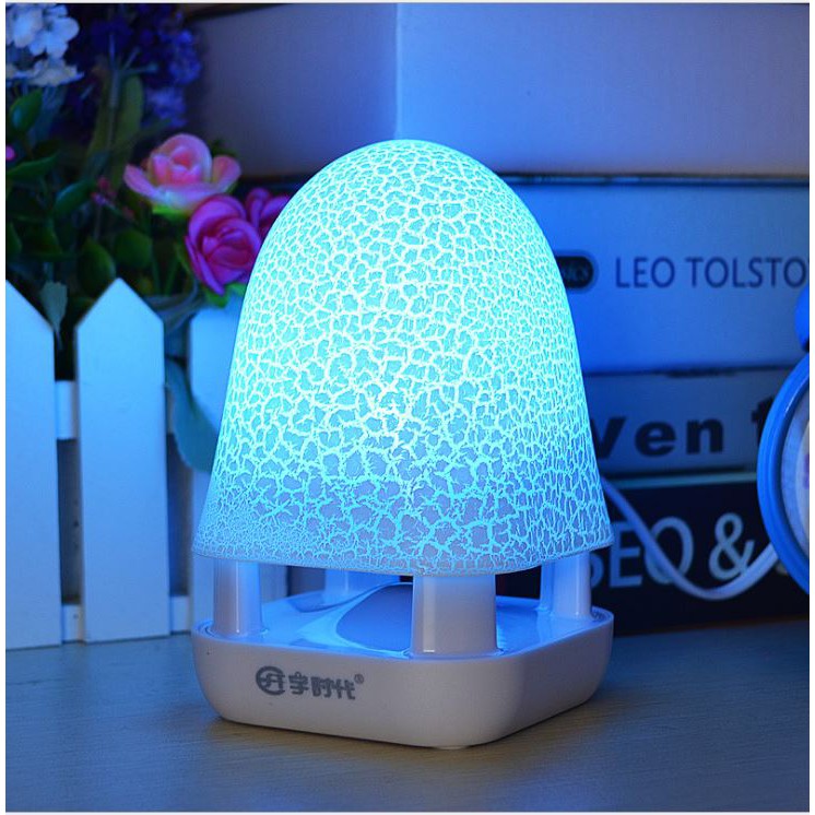 Loa nghe nhạc có đèn led đa màu - Có thể làm đèn ngủ - Loa máy tính có đèn