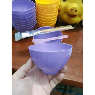 Combo bát, chổi, thìa đắp mặt dẻo siêu rẻ